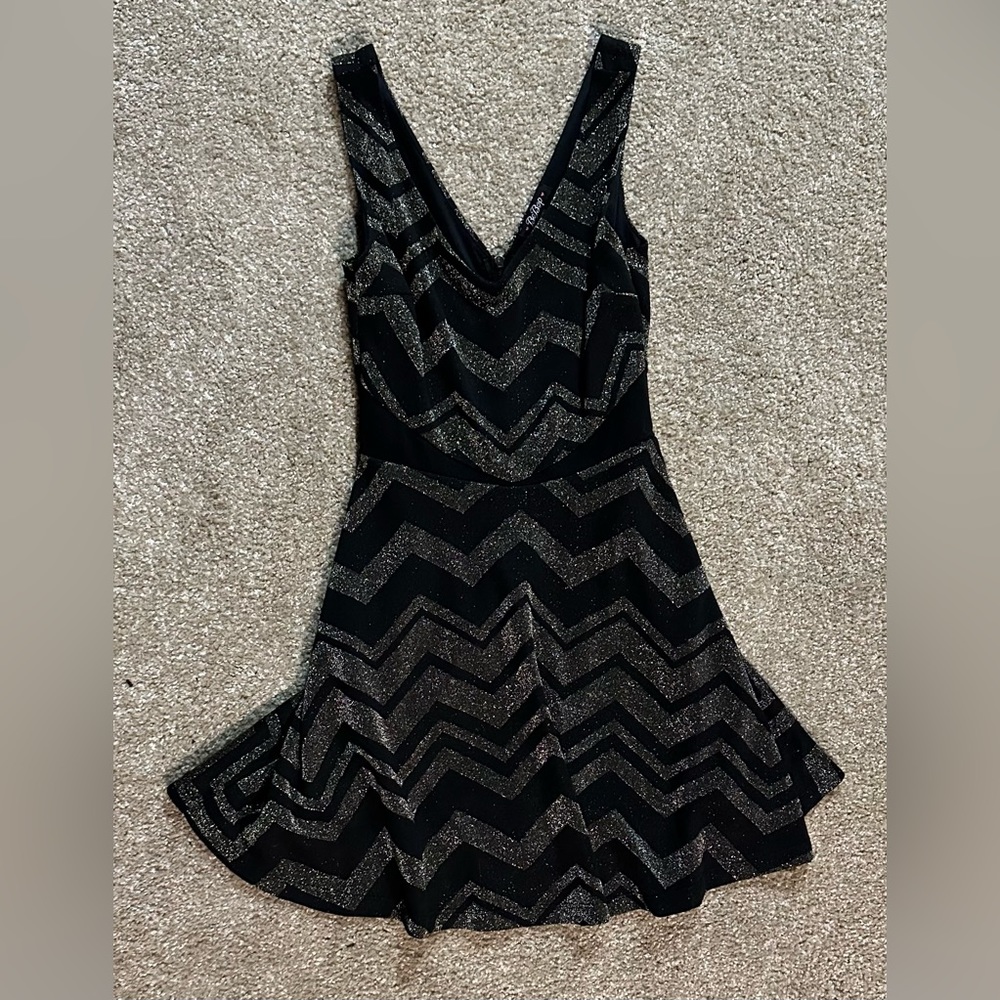 Lurex Fit & Flare Dress